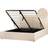 Beliani King Size 5ft3 Boucle Upholstery Slatted Base Storage Ottoman Frame Bed