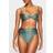 KBX Knickerbox Swim Solid Collections Bikini Top - Dark Green