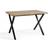 Dunelm Ezra Rectangular Compact Dining Table 78.5x120cm