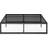 Hashtag Home Desoto Quick Lock Steel Bed Frame - Black (6') 136x189cm