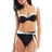 New Look Underwired Colour Block Bikini Top - Black