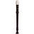 Canto One-Piece Translucent Soprano Recorder with Baroque Fingering Transparent Purple