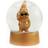Winkee Snow Globe Gnome Gold Julepynt