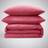Dunelm Soft & Cosy Luxury Duvet Cover Red (220x260cm)