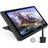 XOPPOX Drawing Tablet with Screen,15.6'' Graphics Drawing Monitor Pen Display with Full Laminated Screen,Tilt Battery-Free Stylus 8192 Level Pen Pressure,Touch Bar, Stand,Compatible for Window/Mac