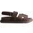 New Look Slingback Cross Strap Sandal - Brown