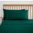 Dunelm Pure Cotton Kingsize Pillowcase Pair - Emerald Pillow Case Green (90x50cm)