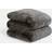 OHS Waffle Fleece Weight blanket 8kg Black (200x150cm)