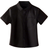 Shein Tween Boy Black Short Sleeve Casual Shirt For Summer