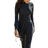 Grandado Black Swimming Suit For Burkini Muslim Swimwear Women Long Sleeve Arabic Turkey Pakistani Islamic Swim Wear - Black