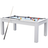 Stanlord Sanremo 6 Spisebord Med Pool Og Bordtennis Komplet Sæt Hvid
