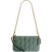 Coach Pouch Bag With Pillow Quilting - Brass/Sage