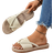 Shein Womens Fashionable Beach Flip Flops For Outdoor Vacation Plus Open Toe