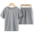 Shein 2pcs/Set Young Boys' Short Sleeve T-Shirt And Shorts Set, Breathable Mesh Athletic Outfit