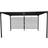 Malay Marseille Aluminium Pergola Black 3x4 m