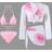 Oasis Damer Med Blommönster Badkläder Beach Outfit - Rosa