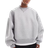 ASOS DESIGN Super-Oversize-Sweatshirt schwerem Neopren in Grau meliert