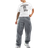 ASOS DESIGN Baggy Cargo Trouser - Dark Grey