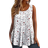 Shein Womens Plus Summer Allover Floral Printed Tank Top