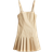 H&M Ladies Beige Pleated-skirt low-back dress