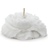 PartyDeco Flottante Cire D'Co Pivoine 8 x 4 cm Blanc Bougie 4pcs