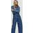 H&M Barrel High Jeans - Blau
