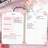 Shein 2025 Undated Weekly Planner A5 With Goal & Habit Tracker Organizer Pink
