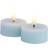 Sirius Sille Fyrfadslys 2 Stk Ø4,5 H2,2 cm Blue Skye LED-lys 2stk