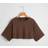 Shein Solid Drop Shoulder Crop Tee