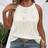 Shein Plus Size Women Diamond Jacquard Cami Top Spaghetti Strap Top - Summer