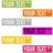 Shein Customizable Metal Street Signs 16x4 Inches Wall Decor