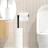 Shein Black Stainless Steel Foldable Standing Bathroom Tissue Paper Holder
