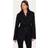 PrettyLittleThing Tailored Cinched Waist Blazer - Black
