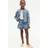 H&M Girls Balloon Skirt - Blue Denim