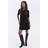 H&M Chain-Detail Knitted Dress - Black