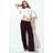 H&M Linen Blend Drawstring Trousers - Red