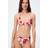 H&M Dame Trekantsbikinitop Med Pushup - Rød