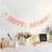 Shein Pink Happy Birthday Banner With Daisy And Sunflower Pattern