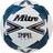 Mitre Impel One Football White Black Tidal Teal