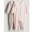 H&M Baby Zip-Up Sleepsuits - Pink