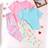 Shein Casual Floral Heart Pattern Long Pants Solid Color Short Sleeve Top Pajama Set