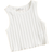 Shein Girls Lettuce Trim Rib-knit Tank Top