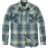 Carhartt Montana Rugged Flex Relaxed Fit L/S Snap Front Shirt - Blue