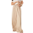 Stradivarius Wide Leg Linen Trousers - Stone