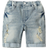 Shein Toddler Boys Ripped Rolled Hem Denim Shorts
