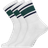 Copenhagen Bamboo Tennis Socks 3 pack - White/Green/Blue