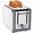 Dualit Architect 2 Slice Toaster Stainless Steel with Grey Trim