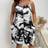 Shein Plus Size Women Tie-Dye Print Pocketed Casual Jumpsuit