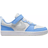 Nike Court Borough Low Boys Junior in White & Pl Blue