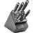 Zwilling All Star 7-st Knivblockset Silver Antracit Knivset